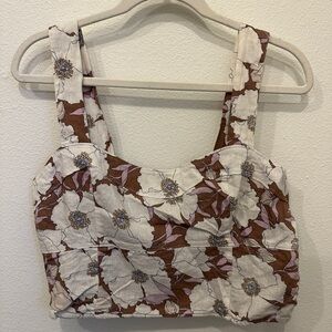 Abercrombie Linen Tank Top